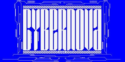Zephyrus Cyber Font Poster 4
