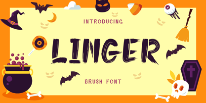 Linger Font Poster 1