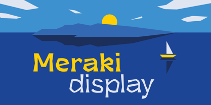 Meraki Display Font Poster 1