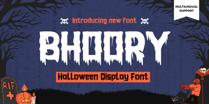 Bhoory Font Poster 1