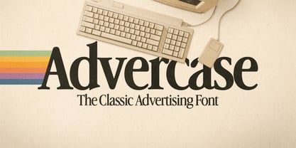 Advercase Font Poster 1