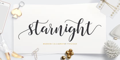 Starnight Font Poster 1