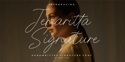 Jemaritta Signature Font Poster 1