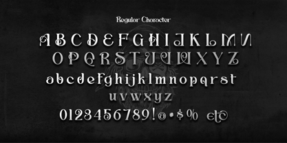 Black Oldest Font Poster 7