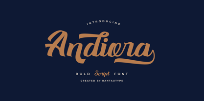 Andiora Font Poster 1