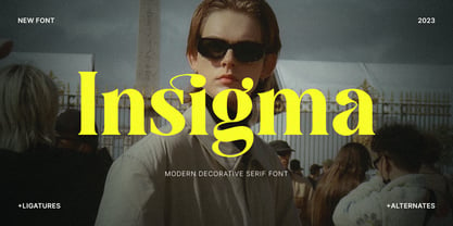 Insigma Font Poster 1