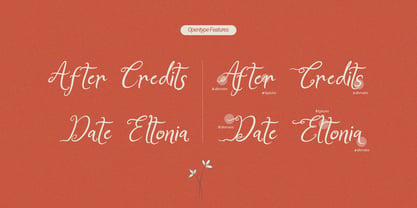 Bellina Seamy Font Poster 8