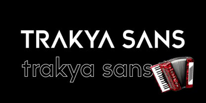 Trakya Sans Font Poster 2