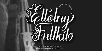 Ettolny Fullkit Font Poster 1