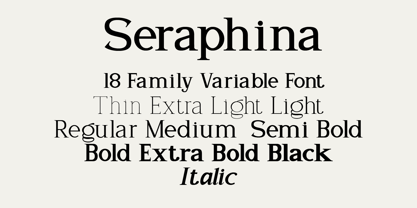 Seraphina Font Poster 6