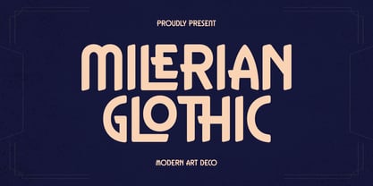 Milerian Glothic Font Poster 1