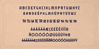 Milerian Glothic Font Poster 8