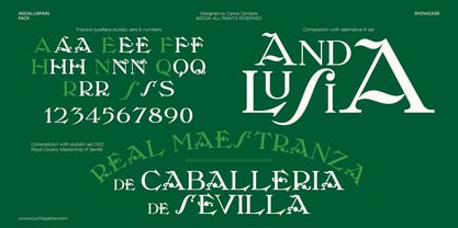 Andaluspain Font Poster 3