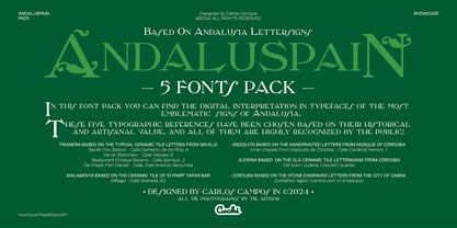 Andaluspain Font Poster 11