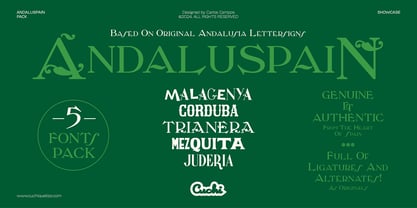 Andaluspain Font Poster 1