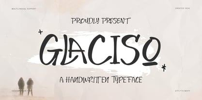 Glaciso Font Poster 1