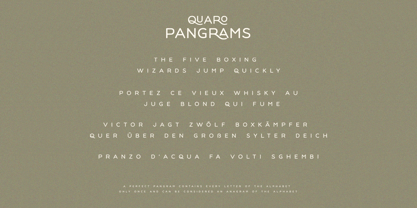 Quaro Font Poster 7