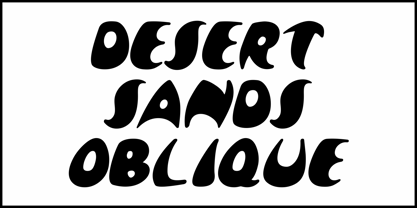Desert Sands JNL Font Poster 4