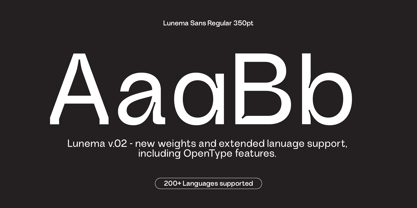 Lunema Sans v.02 Font Poster 8