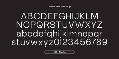 Lunema Sans v.02 Font Poster 12