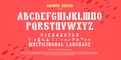 Browne Award Font Poster 10