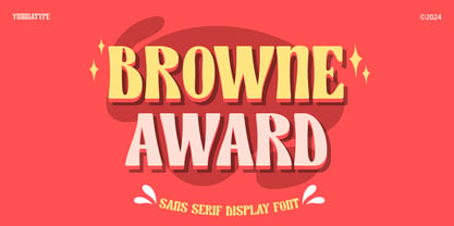 Browne Award Font Poster 1