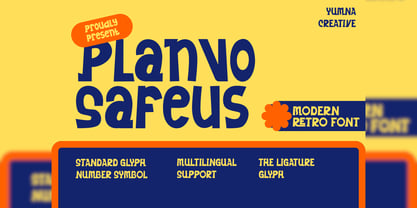 Planvo Safeus Font Poster 1