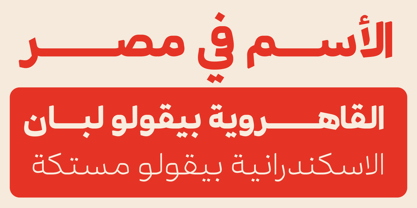 Mestika Arabic Font Poster 10