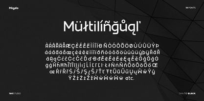 Migelo Font Poster 5