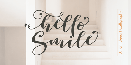 Hello Smile Font Poster 1