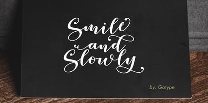 Hello Smile Font Poster 7