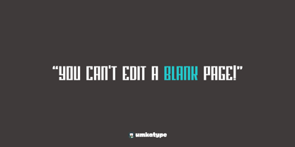Blank Font Poster 3