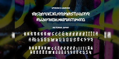 Xanovre Font Poster 3