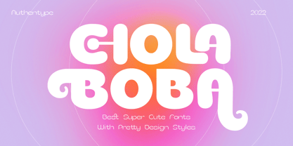 Chola Boba Font Poster 1