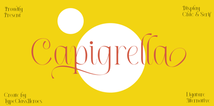 Capigrella Font Poster 1