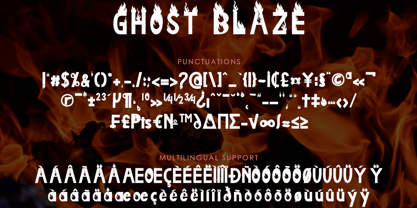 Ghost Blaze Font Poster 7