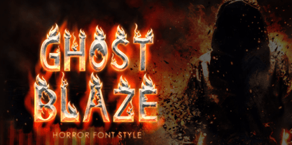 Ghost Blaze Font Poster 1