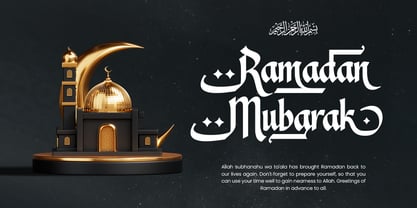 Faradisa Font Poster 7