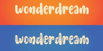 Wonder Dream Font Poster 4