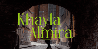 Khayla Almira Font Poster 1
