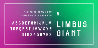 Limbus Sans Font Poster 6
