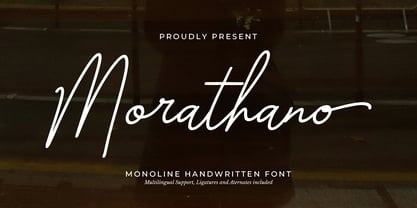 Morathano Font Poster 1