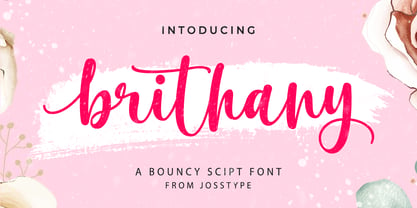 Brithany Font Poster 1