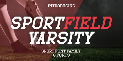 Sportfield Varsity Font Poster 1