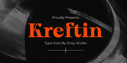 Kreftin Font Poster 1