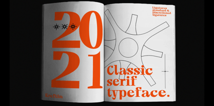 Kreftin Font Poster 8