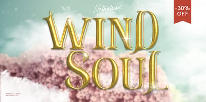 Wind Soul Font Poster 1