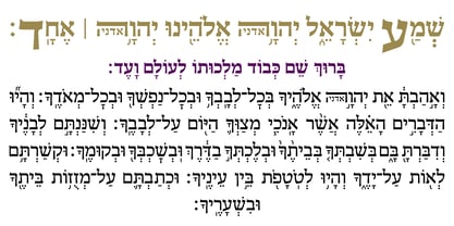 Hebrew Laila Tanach Font Poster 4