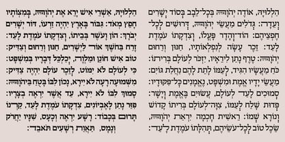 Hebrew Laila Tanach Font Poster 3
