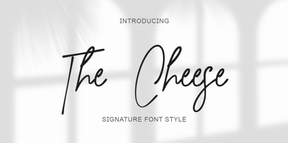 The Cheese Font Poster 1